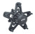 Winters 12240 Wheel Hub, Trackstar 10, Front, 2 Direct Mount Hub, Bearings/Dust Cap/Nuts/Wheel Studs Included, Aluminum, Black Anodized, Each