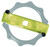 Winters 3269 Spindle Nut Wrench Plate, 3/8 in. Square Drive to 2-7/8 in. Spindle Nut, Steel, Cadmium, Each