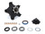 Winters 3754-8208H-8254-1TON Wheel Hub, Rear, Wide 5, Bearings/Seal/Wheel Studs Included, Aluminum, Black Thermal Coated, Each