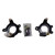 Winters SC2575-9118 Birdcage, Driver/Passenger Side, 1.102 in. Wide, 2.750 in. ID, Angular Contact Bearing, Hardware Included, Forged Aluminum, Black Anodized, Sprint Car, Pair