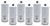 Wix Racing Filters 33780 Fuel Filter, Canister, 13 Micron, Enhancedd Cellulose, Spin-On, 1-14 in. Thread, Steel, White Paint, Various Applications, Set of 6