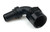 XRP-Xtreme Racing Prod. RC229008TDBB Fitting, Race, Hose End, 90 Degree, 8 AN Crimp to 8 AN Female, Aluminum, Black Anodized, Each