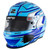 Zamp H793C04L Helmet, RZ-70S, Full Face, Snell SA2025, Head and Neck Support Ready, Blue/Dark Blue, Large, Each