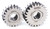 Winters 8507A Quick Change Gear Set, 8500 Series, Set 7A, 10 Spline, 4.12 Ratios 4.71/3.61, 4.86 Ratios 5.55/4.25, Steel, Polished, Each