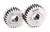 Winters 8517 Quick Change Gear Set, 8500 Series, Set 17, 10 Spline, 4.12 Ratios 4.75/3.57, 4.86 Ratios 5.60/4.21, Steel, Polished, Each