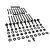 TSP 635-131950 Ford Coyote 6-Bolt Main Studs, Pro Series, 12 point Head, Chromoly, Black Oxide, Kit