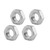 Allstar ALL18276 Jam Nuts 7/16-20 in. Right Hand Aluminum, Pack of 4