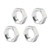 Allstar ALL18293 Jam Nuts 5/8-18 in. Left Hand Steel, Thin OD Pack of 4