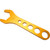 ProForm 66976C Aluminum AN Hex Wrench 16AN 1-.50 Inch Fittings Orange Anodized Aluminum