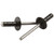 Allstar Performance ALL18091 1/2 in. Aluminum Rivet, Black, 1/16-3/8 in. Multi Grip, 250 Pack