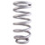 QA1 10HTBF750 10 in. Long, 2.5 in. Long I.D. High Travel Spring, 750 lbs. Silver