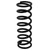 QA1 10HT200B 10 in. Long, 2.5 in. Long I.D. High Travel Spring, 200 lbs. Black