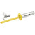 Allstar ALL18085 3/16 in. Aluminum Rivets, Yellow, 3/8 in. Head, 1/8-3/8 in. Grip, 250 Pack