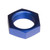 Redhorse 924-03-1 Bulkhead Nut Fitting, -03 AN, Blue, Aluminum, Each