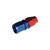 Redhorse 3000-08-08-1 Compression Fitting, -8 AN Female to 1/2 in. Tube End, Red/Blue