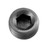 Redhorse 932-08-2 Pipe Plug, 1/2 in. NPT, Black Anodized, Each