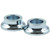 Allstar ALL18571 Tapered Spacers, 1/2 in. ID, 3/8 in. Thick, Steel, Zink, Pair