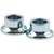 Allstar ALL18572 Tapered Spacers, 1/2 in. ID, 1/2 in. Thick, Steel, Zink, Pair