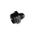 Redhorse 920-16-12-2 Adapter Fitting, -16 AN ORB to -12 AN, Male, Aluminum, Black, Each