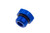 Redhorse Performance 814-06-1 Fitting, 814 Series, Plug, 6 AN, O-Ring, Hex Head, Aluminum, Blue Anodized, Each