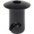 Allstar ALL19177 Quick Turn Fastener, Oval Head, Alen, 7/16 x 0.500 in Body, Aluminum, Black, Pack of 50