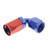 Redhorse 6090-10-1 Hose Fitting, -10 AN Female to 90 Degree Hose, Red/Blue