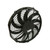 SPAL 30101504 12 in. Diameter Electric Fan, Puller 1097 CFM, Straight Blades, Plastic, Each