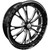 Weld 84B-1704204 V Series Wheel, 17 in. x 4.5 in., 5 x 4.5 in. Bolt Circle, Black Anodized