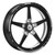 Weld 88B-1704204 AlumaStar 2.0 Series Wheel, 17 in. x 4.5 in., 5 x 4.5 in. 2.25 in. Backspace, Black