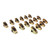 CompCams 19001-16 SBC Ultra Gold ARC Roller Rocker Set, Aluminum, 1.5 Ratio, 3/8 Stud, Set of 16