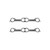 Fel-Pro 1436 Pontiac V8 Exhaust Header Gaskets, 1.880 in. Port, Steel, Set