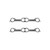 Fel-Pro 1436 Pontiac V8 Exhaust Header Gaskets, 1.880 in. Port, Steel, Set