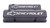 GM Performance 141-921 SBC Slant-Edge Black Wrinkle Valve Covers, Tall, Gray Bowtie / Chevrolet Logo 2