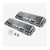TSP SP8534 Chevy Big Block Short Ball Milled Polished Aluminum Valve Covers