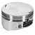 JE Pistons 182033 Small Block Chevy Forged Piston, Dome, 4.125 in. Bore, -3.00cc, Kit