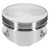 JE Pistons 182014 Small Block Chevy Forged Piston, Dome, 4.040 in. Bore, -13.00cc, Kit-2