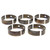 Clevite MS2296HX Mopar Hemi III, Main Bearings, H-Series, Stock, 1/2 Groove, Set of 5