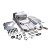 TSP 81577P Retro-Fit Gen V LT Aluminum Rear Sump Oil Pan, Retro-Fit, Aluminum, Polished, Kit