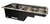 Moroso 20139 LS, Street/Strip Oil Pan, Rear Sump, 7 Quarts, Steel, Black Powdercoated, Each-1