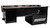 Moroso 20520 SB Ford, Street/Strip Oil Pan, Rear Sump, 7 Quarts, Steel, Black Powdercoated, Each
