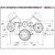 ICT Billet 551421 BBC Power Steering Brackets, Left Side, Billet Aluminum, Kit-3