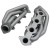 BBK 1612 2005-2010 Mustang GT 1-5/8 in. Shorty Tuned Length Header, Titanium 5