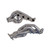 BBK 16320 2011-2014 Mustang 1-3/4 in. Shorty Steel Headers, Silver Ceramic-2