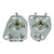 QA1 CC100MU 1979-1989 Mustang Caster Camber Plates, Steel, Zinc Qxide, Pair
