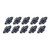 Allstar ALL50090-10 Fitting, -3 AN Male Union, Aluminum, Black Anodized, 10 pack