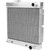Allstar Performance ALL30308 Aluminum Radiator 64-66 Mustang, Single Pass, Core 18 in. x 16 in.