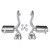 Corsa 14132 1997-2004 Corvette, Xtreme Rear Axle Back Exhaust System, Dual Into Four, 2 1/2 in.