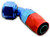 A-1 Products A1P04508 Fitting, Hose End, 200 Series, 45 Degree, 8 AN Hose to 8 AN Female, Aluminum, Blue / Red Anodized, Each