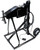 Allstar Performance ALL10575 Tire Prep Stand, Electric, 110V, High Torque, Cart / Foot Pedal / Motor / Wheels, 5 x 5 / Wide 5 Wheels, Black Paint, Kit