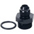 Allstar Performance ALL49837 Fitting, Adapter, Straight, 6 AN Male to 8 AN Male O-Ring, Aluminum, Black Anodized, Each